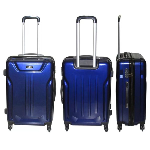 Highflyer Terminator Trolley Luggage Bag Blue 4pc Set TH1609PPC4PC Highflyer Terminator Trolley Luggage Bag Blue 4pc Set TH1609PPC4PC