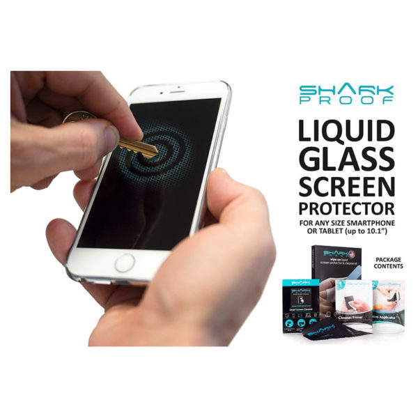 Shark Proof SP1 Liquid Glass Screen Protector For Smartphone/Tablet Shark Proof SP1 Liquid Glass Screen Protector For Smartphone/Tablet