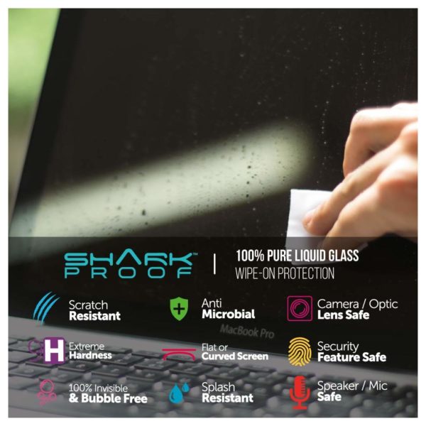 Shark Proof SP2 Liquid Glass Screen Protector For Laptop Shark Proof SP2 Liquid Glass Screen Protector For Laptop