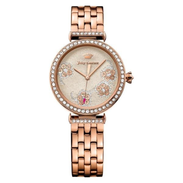 Juicy Couture Watch For Women with Rose Gold Bracelet Juicy Couture Watch For Women with Rose Gold Bracelet