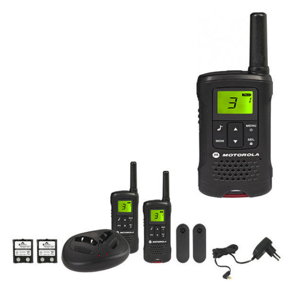 Motorola TLKRT60 P14MAB03A1AV Walkie Talkie Black Twin Pack & Charger Motorola TLKRT60 P14MAB03A1AV Walkie Talkie Black Twin Pack & Charger