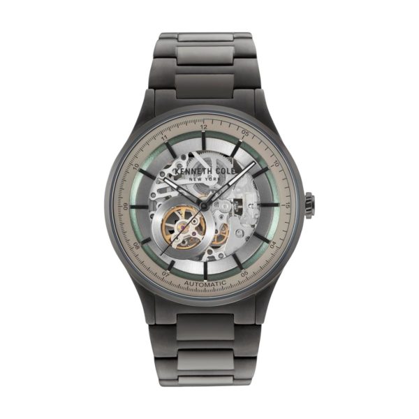 Kenneth Cole Automatic Watch For Men with Gun Stainless Steel Bracelet Kenneth Cole Automatic Watch For Men with Gun Stainless Steel Bracelet