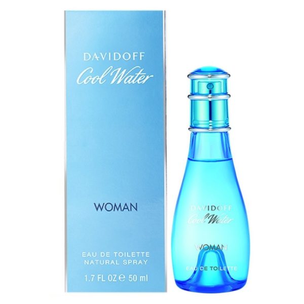 Davidoff Cool Water Perfume For Women 50ml Eau de Toilette Davidoff Cool Water Perfume For Women 50ml Eau de Toilette