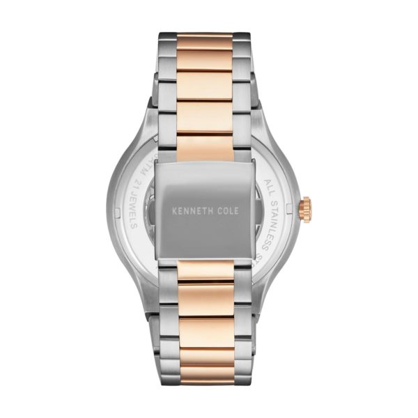 Kenneth Cole Automatic Watch For Men with Two Tone Stainless Steel Bracelet Kenneth Cole Automatic Watch For Men with Two Tone Stainless Steel Bracelet