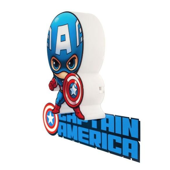 3DLightFX Marvel Captain America 3D Decor Wall Light 2001712 3DLightFX Marvel Captain America 3D Decor Wall Light 2001712