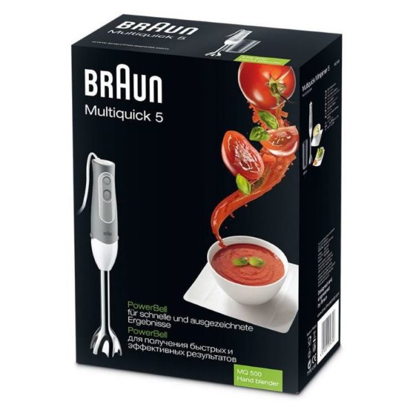 Braun Multiquick Minipimer 600W MQ500GB Braun Multiquick Minipimer 600W MQ500GB