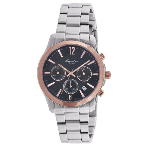 Kenneth Cole New York Dress Sport Chronograph Watch For Men with Stainless Bracelet Kenneth Cole New York Dress Sport Chronograph Watch For Men with Stainless Bracelet