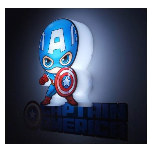 3DLightFX Marvel Captain America 3D Decor Wall Light 2001712 3DLightFX Marvel Captain America 3D Decor Wall Light 2001712