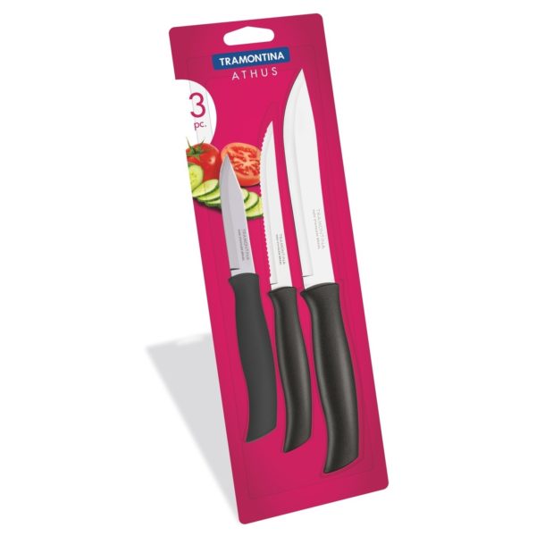 Tramontina Athus Cutlery 3pc Set 23099084 Tramontina Athus Cutlery 3pc Set 23099084