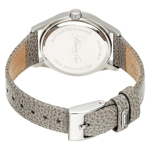 Kenneth Cole New York Classic Watch For Women with Grey Leather Strap Kenneth Cole New York Classic Watch For Women with Grey Leather Strap