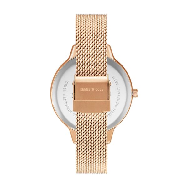Kenneth Cole Classic Watch For Women with Rose Gold Stainless Steel Bracelet Kenneth Cole Classic Watch For Women with Rose Gold Stainless Steel Bracelet