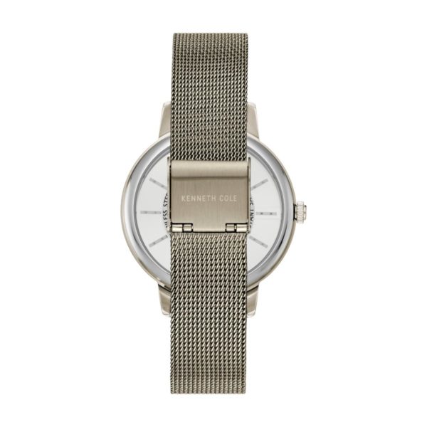 Kenneth Cole Transparency Watch For Women with Warm Silver Stainless Steel Bracelet Kenneth Cole Transparency Watch For Women with Warm Silver Stainless Steel Bracelet