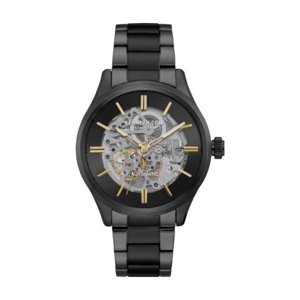 Kenneth Cole Automatic Watch For Men with Black Stainless Steel Bracelet Kenneth Cole Automatic Watch For Men with Black Stainless Steel Bracelet