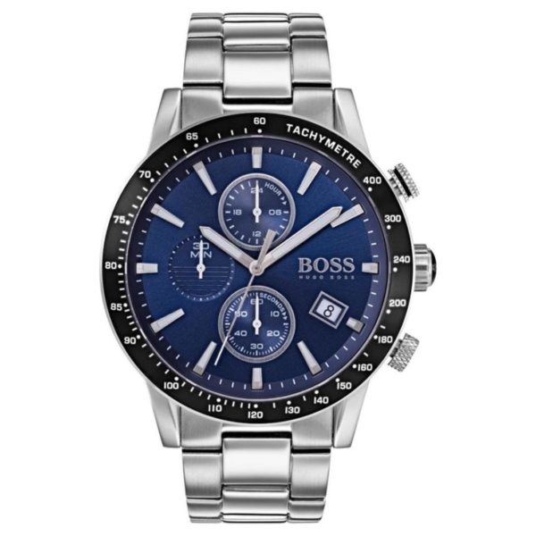 Hugo Boss Rafale Watch For Men with Silver Metal Bracelet Hugo Boss Rafale Watch For Men with Silver Metal Bracelet