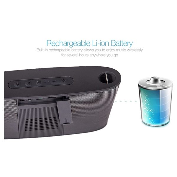 F&D Portable Bluetooth Speaker Black W17 F&D Portable Bluetooth Speaker Black W17