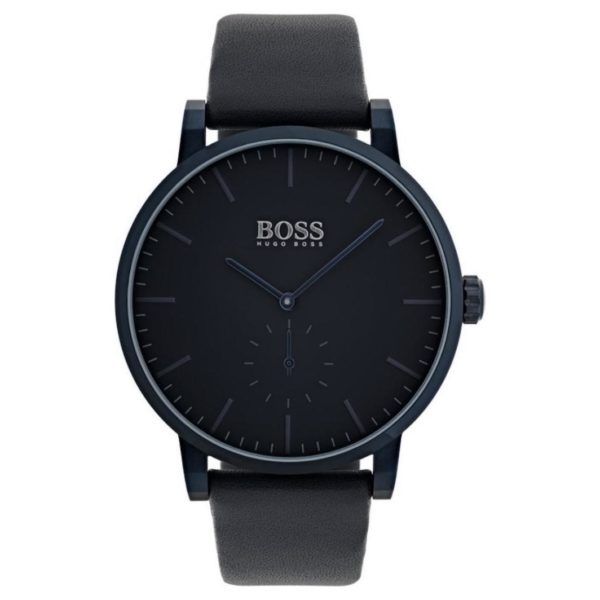 Hugo Boss Essence Watch For Men with Blue Leather Strap Hugo Boss Essence Watch For Men with Blue Leather Strap