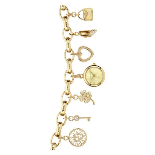 Anne Klein Gold Charm Bracelet Watch For Women Price Online In Dubai September 21 Mybestprice