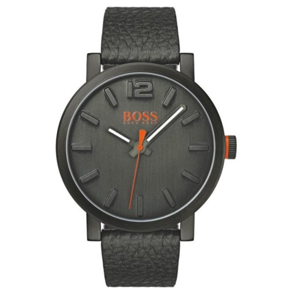 Hugo Boss Bilbao Watch For Men with Black Leather Strap Hugo Boss Bilbao Watch For Men with Black Leather Strap