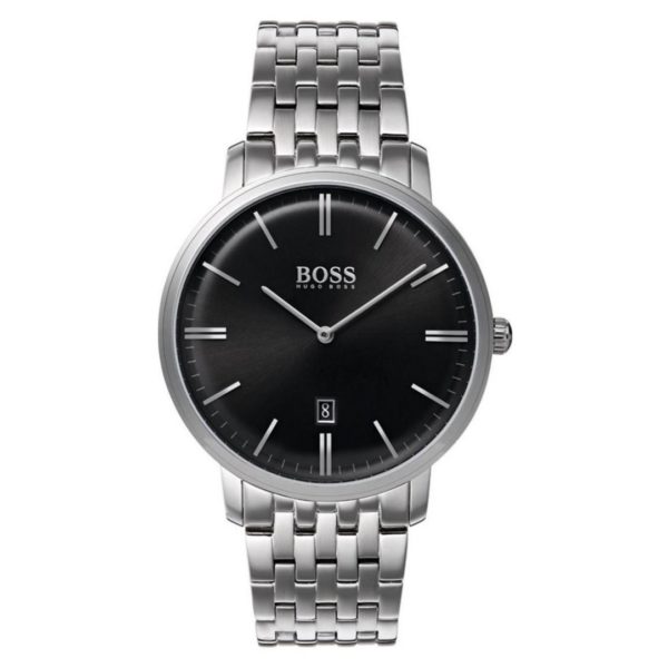 Hugo Boss Tradition Watch For Men with Silver Metal Bracelet Hugo Boss Tradition Watch For Men with Silver Metal Bracelet