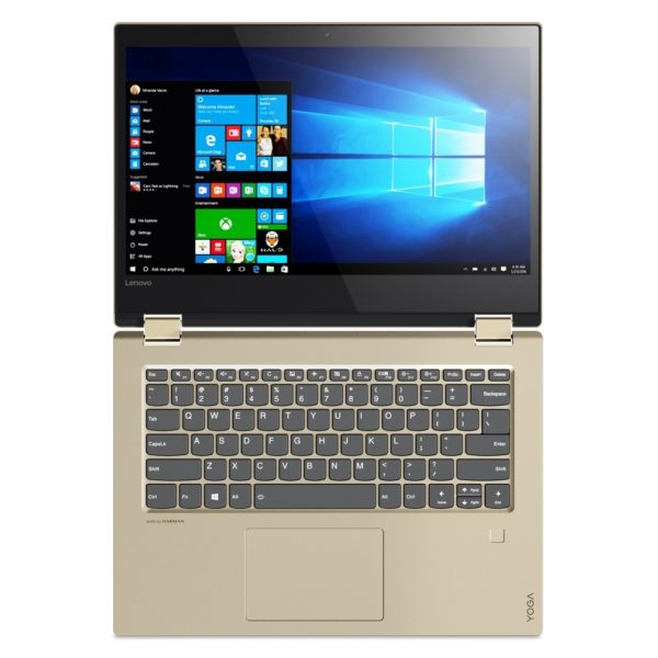 Lenovo Yoga 520 Convertible Touch Laptop - Core i7 1.8GHz 16GB 1TB 2GB Win10 14inch FHD Gold Metallic Lenovo Yoga 520 Convertible Touch Laptop - Core i7 1.8GHz 16GB 1TB 2GB Win10 14inch FHD Gold Metallic