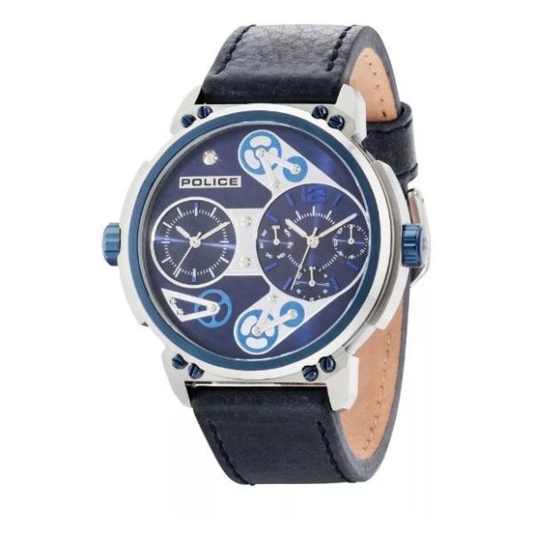 Police P 14693JSTBL-03 Steampunk Mens Watch Police P 14693JSTBL-03 Steampunk Mens Watch
