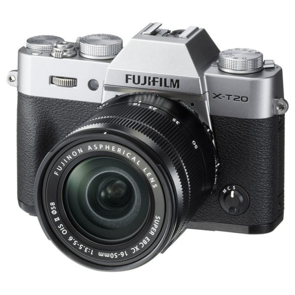 Fujifilm X-T20 Mirrorless Digital Camera Body Silver + XC 16-50mm f/3.5-5.6 OIS II Lens Kit Fujifilm X-T20 Mirrorless Digital Camera Body Silver + XC 16-50mm f/3.5-5.6 OIS II Lens Kit