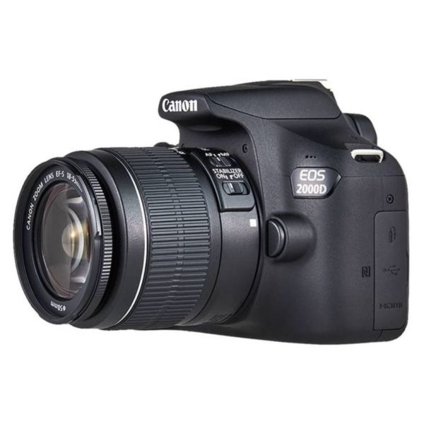 Canon EOS 2000D DSLR Camera Black With 18-55mm IS II Lens Kit Canon EOS 2000D DSLR Camera Black With 18-55mm IS II Lens Kit