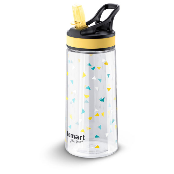 Lamart Straw Sport Bottle 0.5Ltrs Yellow LT4035 Lamart Straw Sport Bottle 0.5Ltrs Yellow LT4035