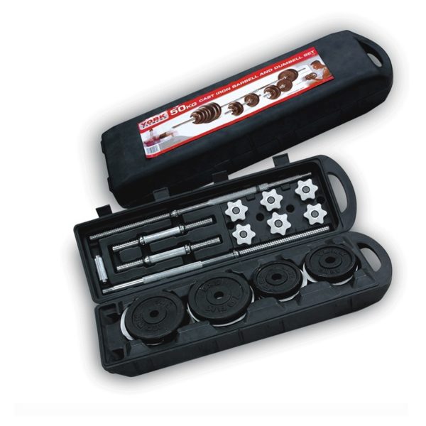 Skyland Dumbbell & Barbell Set 50kgs EM922150 Skyland Dumbbell & Barbell Set 50kgs EM922150