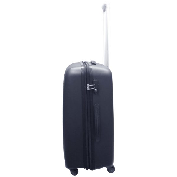 Highflyer WAVES Unbreakable Hard Trolley Luggage Bag 3pc Set TH-WAVES-3PC - Black Highflyer WAVES Unbreakable Hard Trolley Luggage Bag 3pc Set TH-WAVES-3PC - Black