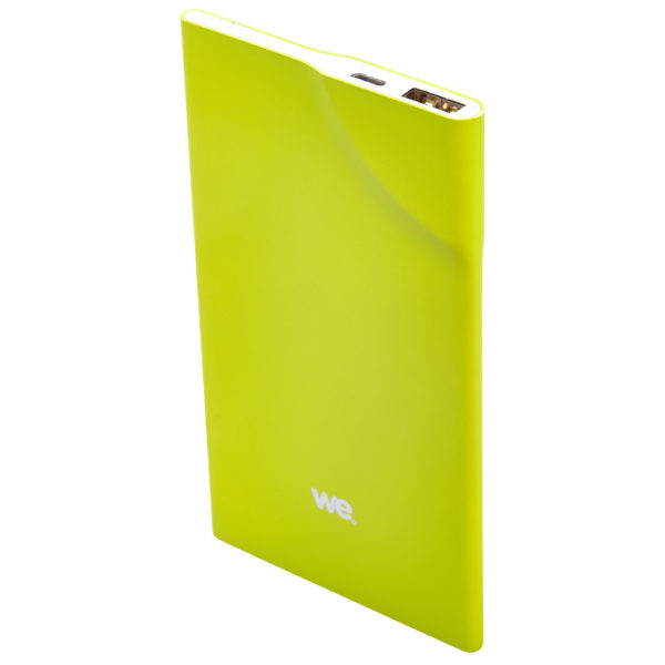 We WEBATT3200VE Power Bank 3200mAh 1USB 1A Ultrathin Green We WEBATT3200VE Power Bank 3200mAh 1USB 1A Ultrathin Green
