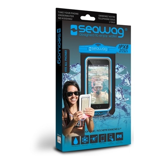 Seawag Waterproof Case For Smartphone Black/Blue - SEAWAGB2X Seawag Waterproof Case For Smartphone Black/Blue - SEAWAGB2X