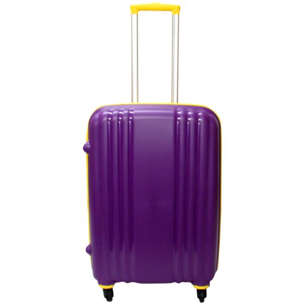 Highflyer THKELVIN3PC Kelvin Trolley Luggage Bag Purple/Yellow 3pc Set Highflyer THKELVIN3PC Kelvin Trolley Luggage Bag Purple/Yellow 3pc Set