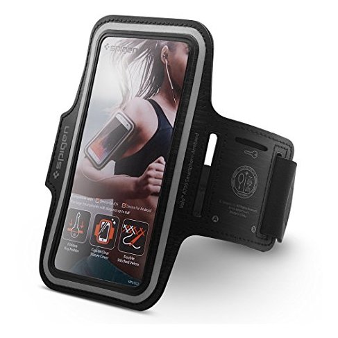 Spigen Velo Sport Universal Armband Black For 4.7inch - A701 Spigen Velo Sport Universal Armband Black For 4.7inch - A701