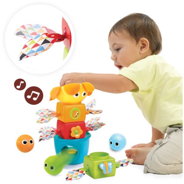 Yookidoo 40112 Stack Flap n Tumble Toy Yookidoo 40112 Stack Flap n Tumble Toy