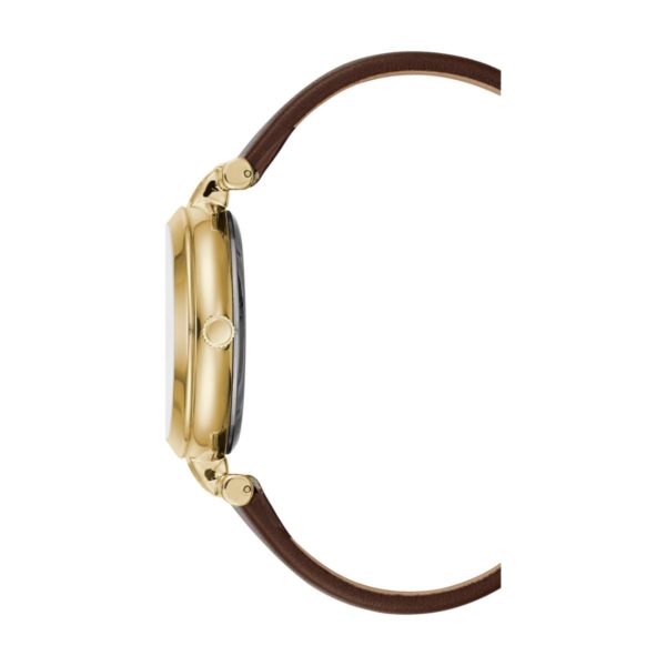 Kenneth Cole Transparency Watch For Women with Brown Dark Genuine Leather Strap Kenneth Cole Transparency Watch For Women with Brown Dark Genuine Leather Strap