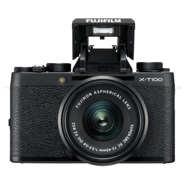Fujifilm X-T100 Mirrorless Digital Camera Black With XC 15-45mm f/3.5-5.6 OIS PZ Lens Fujifilm X-T100 Mirrorless Digital Camera Black With XC 15-45mm f/3.5-5.6 OIS PZ Lens