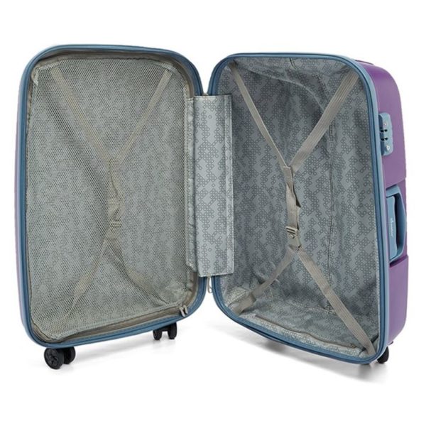 Senator PPB26PPL PP Spinner Trolley Luggage Bag Purple 26inch Senator PPB26PPL PP Spinner Trolley Luggage Bag Purple 26inch