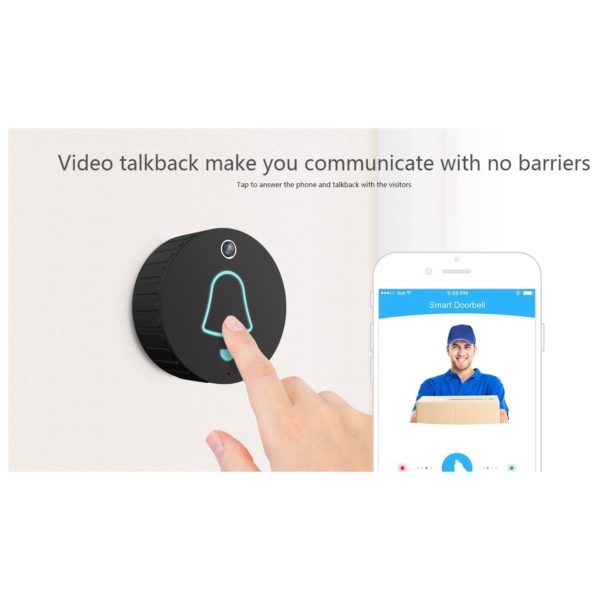Grains 3H66 Video Door Bell Black Grains 3H66 Video Door Bell Black