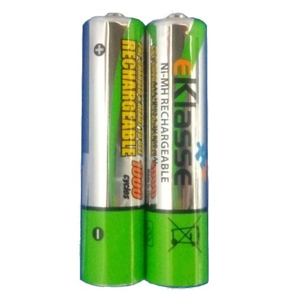 Eklasse EKRCAAA2P01 AAA/HR03 800mAh Rechargeable Battery 2PCS Eklasse EKRCAAA2P01 AAA/HR03 800mAh Rechargeable Battery 2PCS