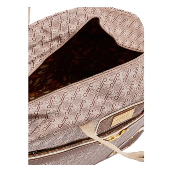 Summit Printed Polyester Duffel Bag Brown/Pink 22inch - 1255DA22PNK Summit Printed Polyester Duffel Bag Brown/Pink 22inch - 1255DA22PNK