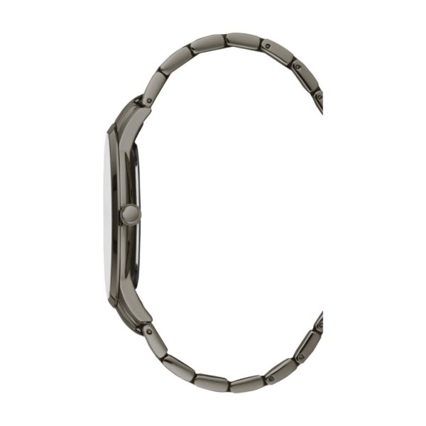 Kenneth Cole Genuine Diamonds Watch For Men with Gun Stainless Steel Bracelet Kenneth Cole Genuine Diamonds Watch For Men with Gun Stainless Steel Bracelet