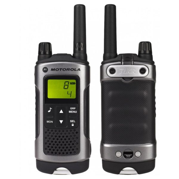 Motorola TLKRT80 P14MAB03A1AW Walkie Talkie Grey Twin Pack & Charger Motorola TLKRT80 P14MAB03A1AW Walkie Talkie Grey Twin Pack & Charger