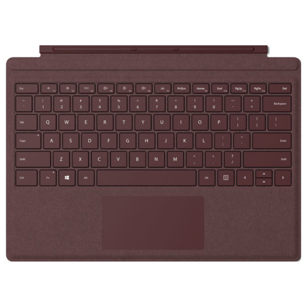 Microsoft Surface Pro Signature Type Cover Keyboard Burgundy FFP00054 Microsoft Surface Pro Signature Type Cover Keyboard Burgundy FFP00054