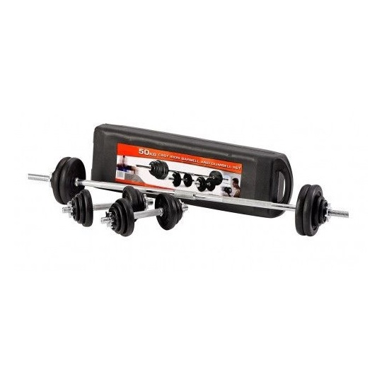 Skyland Dumbbell & Barbell Set 50kgs EM922150 Skyland Dumbbell & Barbell Set 50kgs EM922150