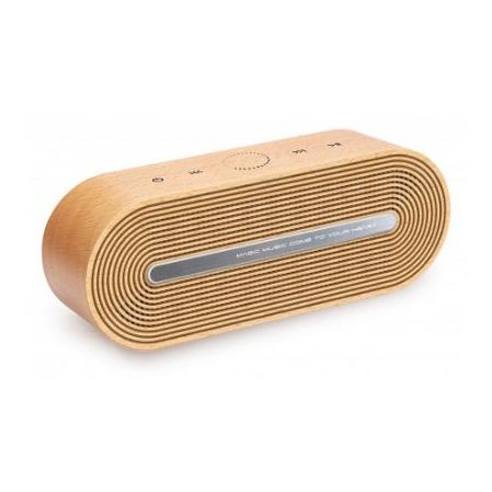 Merlin Timber Tunes Portable Wireless Speaker Brown 92852 Merlin Timber Tunes Portable Wireless Speaker Brown 92852