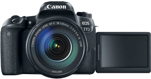 Canon EOS 77D DSLR Camera Black With EFS 18-135mm IS USM Lens Canon EOS 77D DSLR Camera Black With EFS 18-135mm IS USM Lens