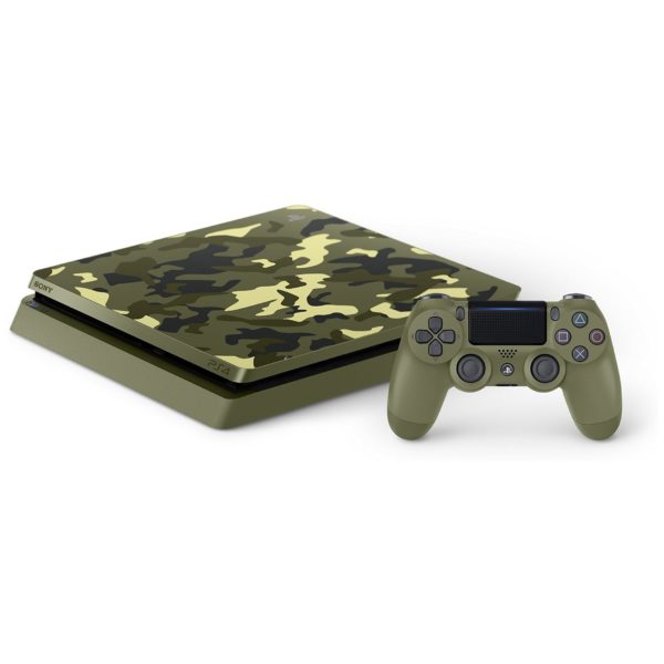 Sony PS4 Slim Console 1TB Camouflage With Call Of Duty WWII Limited Edition Game Sony PS4 Slim Console 1TB Camouflage With Call Of Duty WWII Limited Edition Game