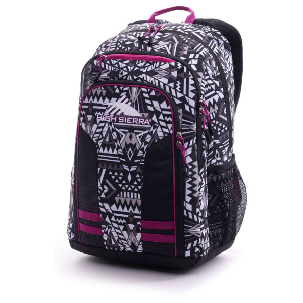 High Sierra H04AY073 Blaise Backpack Geo Weave/Black/Razzmataz High Sierra H04AY073 Blaise Backpack Geo Weave/Black/Razzmataz