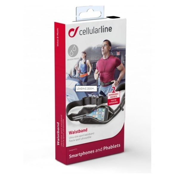 Cellular Line Sports Waistband Black WAISTBANDK Cellular Line Sports Waistband Black WAISTBANDK